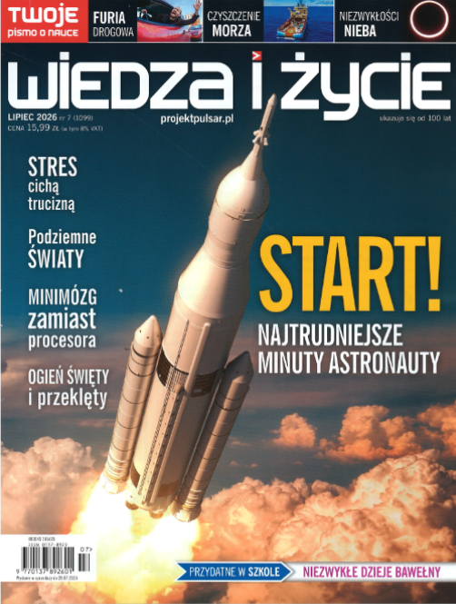okładka czasopisma pt. "Wiedza i Życie" - VII -2026