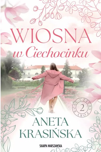 okładka książki, pt. "Wiosna w Ciechocinku".