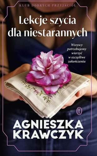 okładka książki, pt. "Lekcje szycia dla niestarannych".