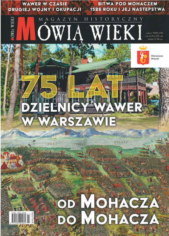 okładka czasopisma pt. "Mówią Wieki"