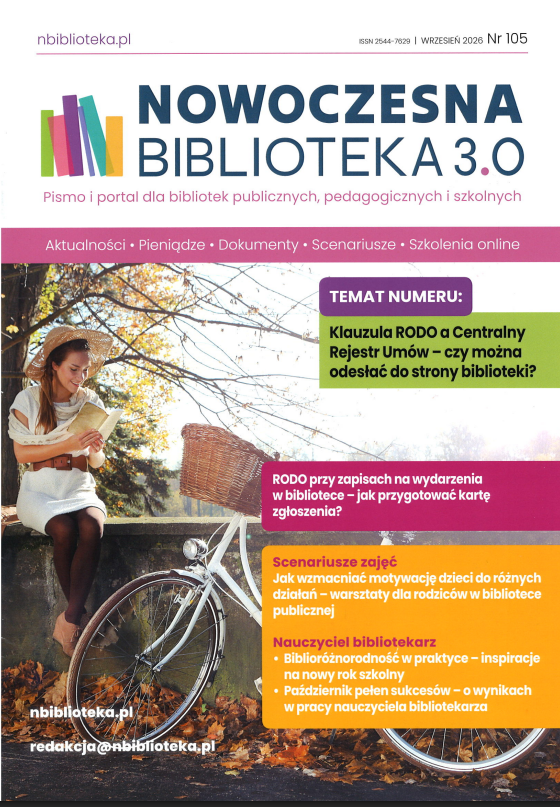 okładka czasopisma pt. "Nowoczesna Biblioteka 3.0"
