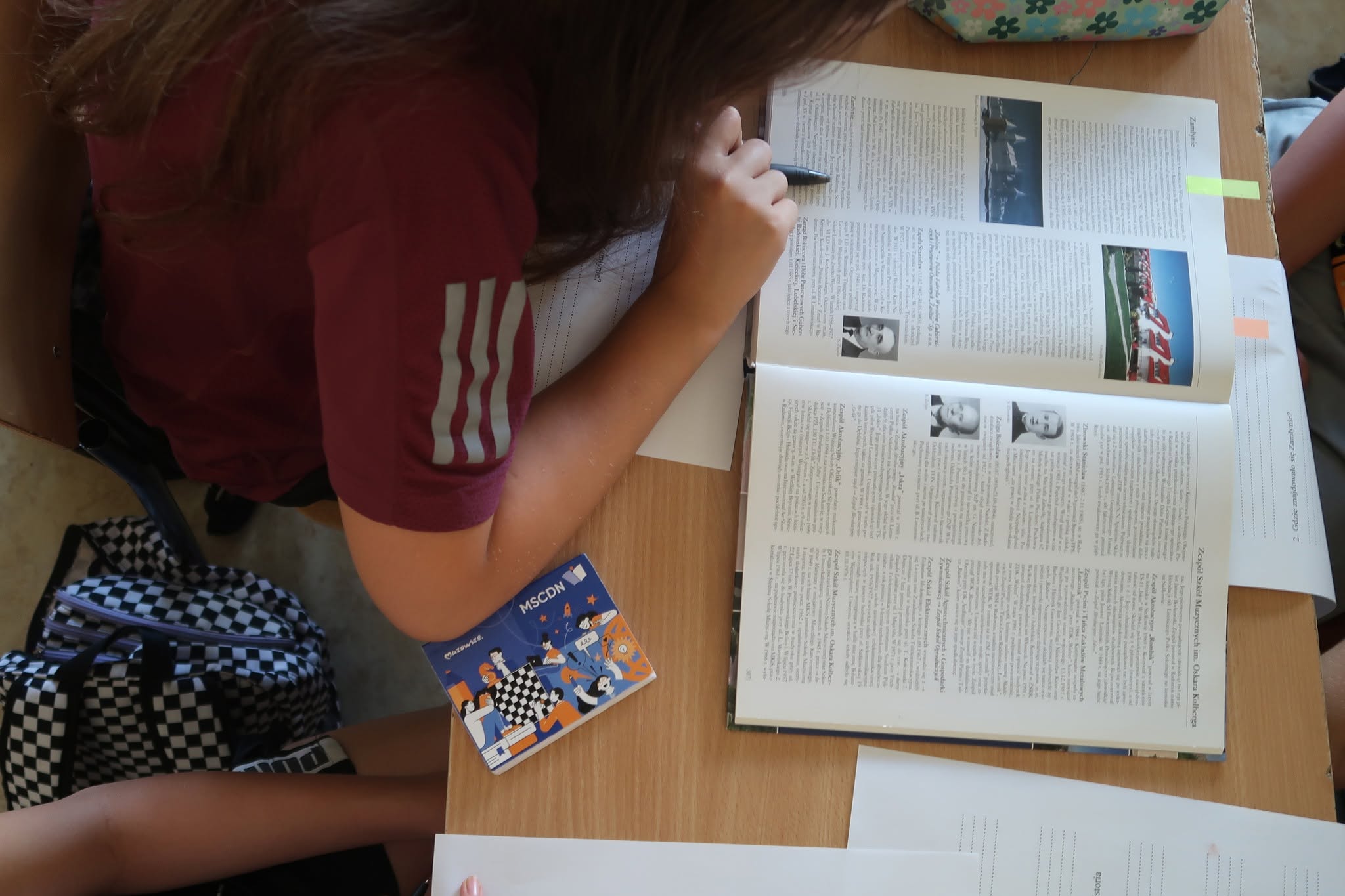 śladami historii Zamłynia - lekcja biblioteczna