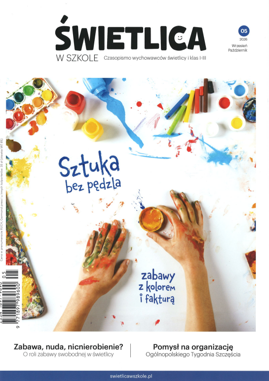 okładka czasopisma, pt. "Świetlica w Szkole"