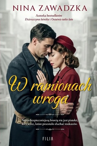 okładka książki, pt. "W ramionach wroga".