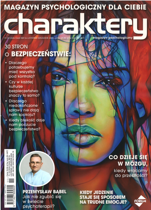 okładka czasopisma , pt. "Charaktery" listopad-grudzień 2026
